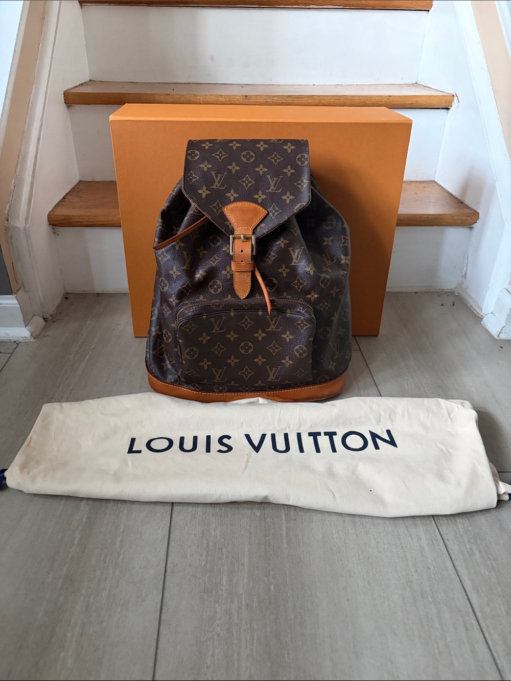 Louis Vuitton Monogram GM Montsouris Backpack